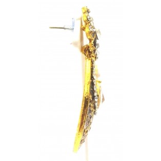 Gold Earring Jhumka Bali Jhumki Fashion Jewelry Boho Chic Drop Dangle Long E57